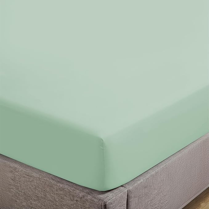 Feather & Stitch Fitted Bottom Sheet Only Full Size 500 TC-1 Piece 100% Cotton by FEATHERSTITCHNEWYORK