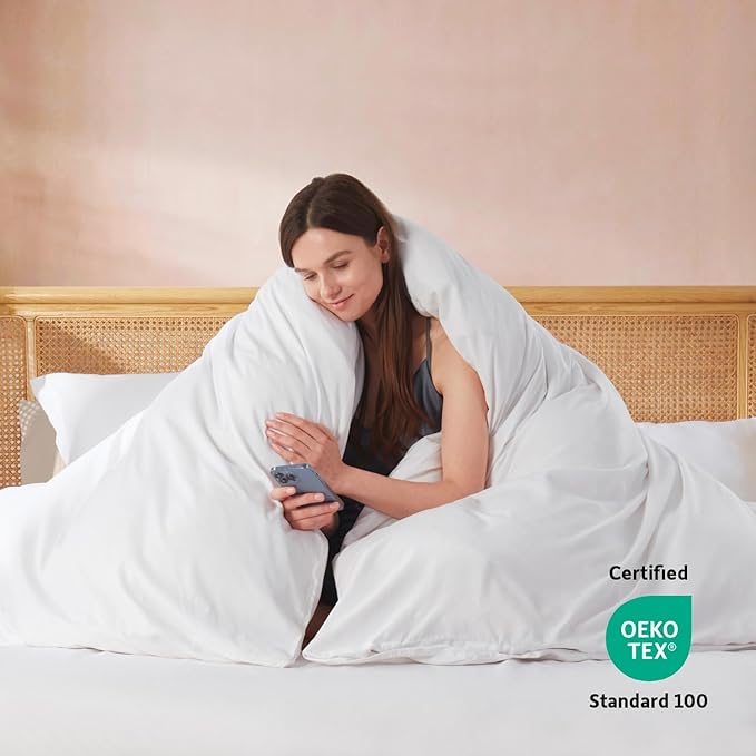 Nestl White Duvet Cover King Size - Image 3