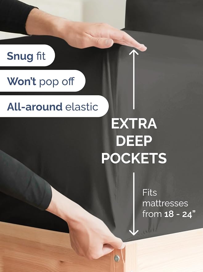 Extra Deep King Fitted Sheet - Image 2