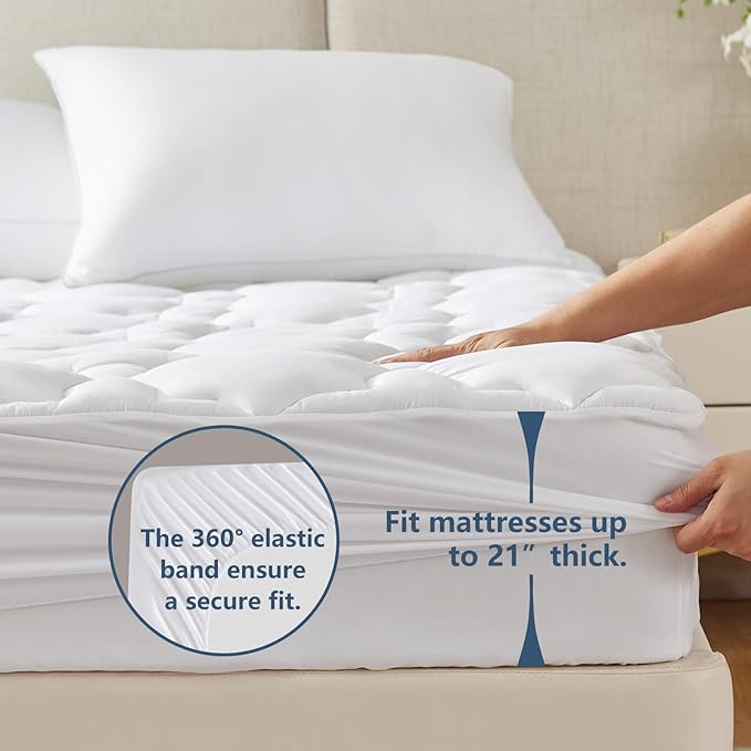 CozyLux King Mattress Pad - Image 5
