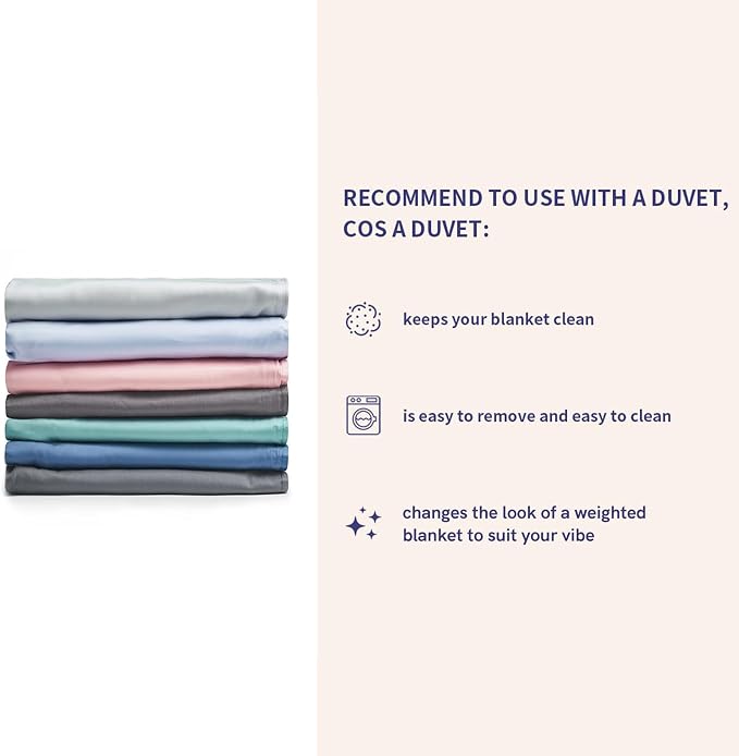 YnM Exclusive Kids Weighted Blanket, Soothing Cotton, Smallest Compartments - Image 7