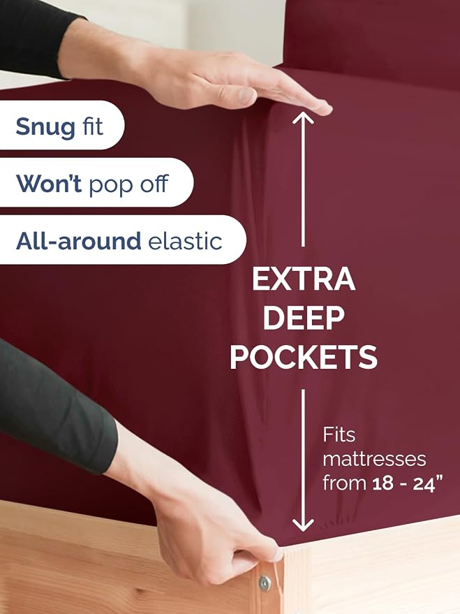 Extra Deep Queen Fitted Sheet - Image 2