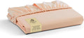 Linen Home 100% Cotton Percale Weave Fitted Sheet, Twin Size, Brushed Rose by LINENHOME