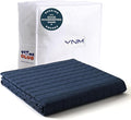 YnM 10lbs Weighted Blanket for Adults, Cotton Heavy Bed Throw Blanket by YNM
