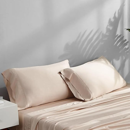 ACCURATEX Cooling Pillow Cases King Size Set of 2, Rayon Derived from Bamboo - Image 2