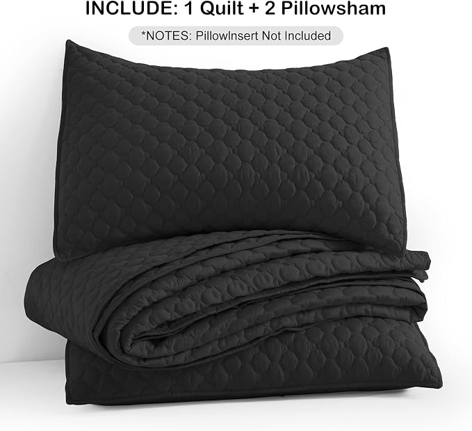 HORIMOTE HOME Quilt Set King Size, Soft Coverlet Set Lightweight Microfiber - Image 7