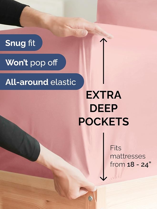Extra Deep Split King Sheet Set - Image 3