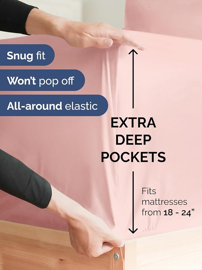 Extra Deep King Fitted Sheet - Image 2