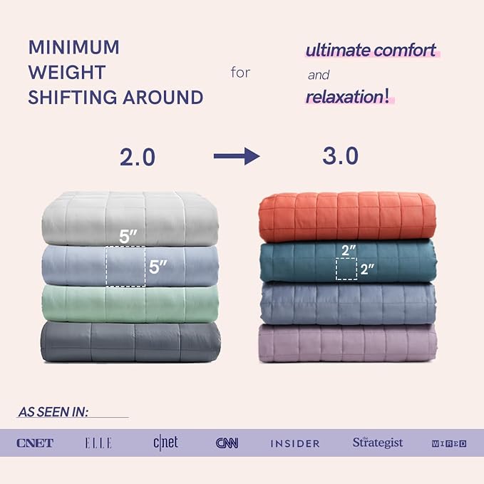 YnM Cooling Weighted Blanket for Adults, 15lbs Heavy Bed Throw for One Person - Image 7