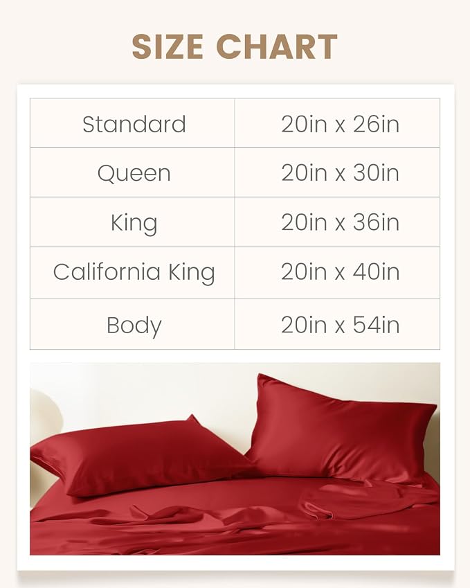THXSILK Set of 2 100% Pure Mulberry Silk Pillowcase - Image 9