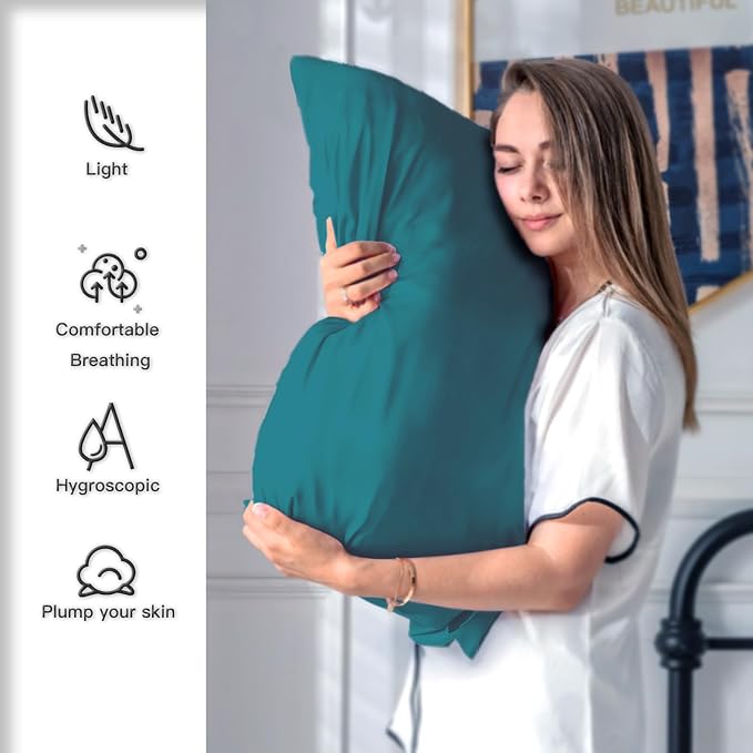 Natural Mulberry Silk Pillowcase - Image 3