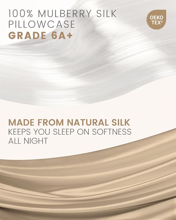 THXSILK Set of 2 Silk Pillowcase - Image 2
