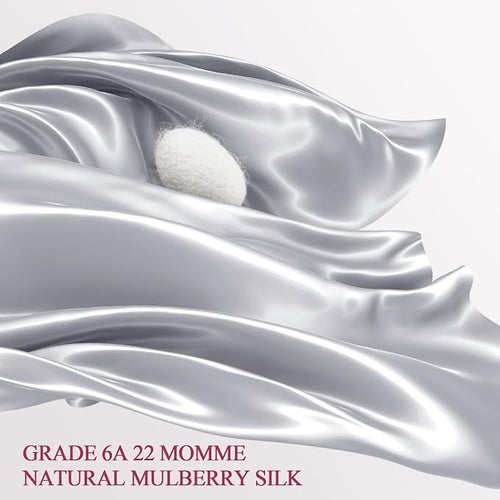 100% Silk Pillow Cases 2 Pack King Size Mulberry Silk Pillowcase Set of 2 - Image 2