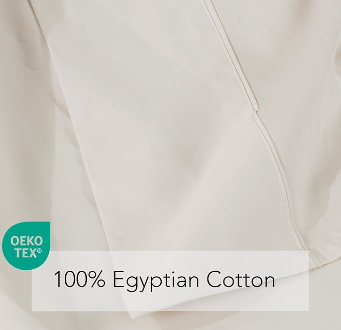 Shunjie.Home Flat Sheet Only Full Size, 400 TC 100% Egyptian Cotton Flat Sheet - Image 2