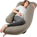 Sasttie Pregnancy Pillows for Sleeping, Jumbo U Shaped Cooling Full Body Pillow by SASTTIE