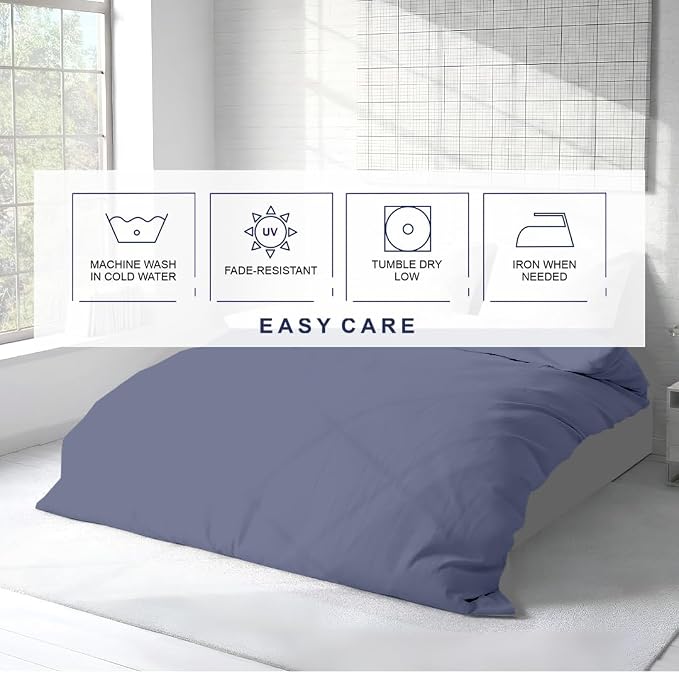 Kotton Culture 1 Pc California King Duvet Cover Only-100% Egyptian Cotton 600 - Image 6