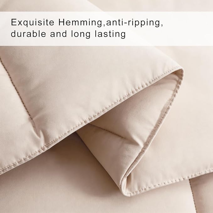 COHOME Premium California King Size Comforter, All-Season Quilted Down - Image 4