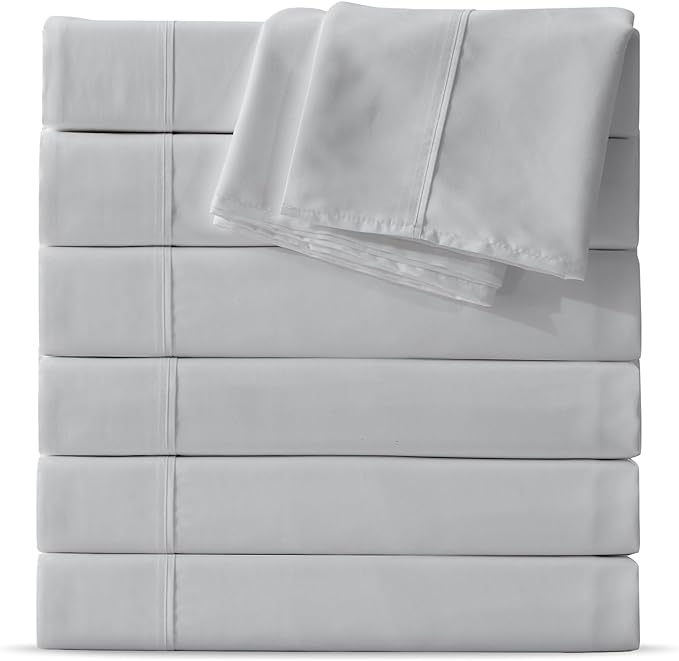 Maple&Stone Full Flat Sheet 6 Pack, Premium Soft & Breathable, Brushed by MapleStone