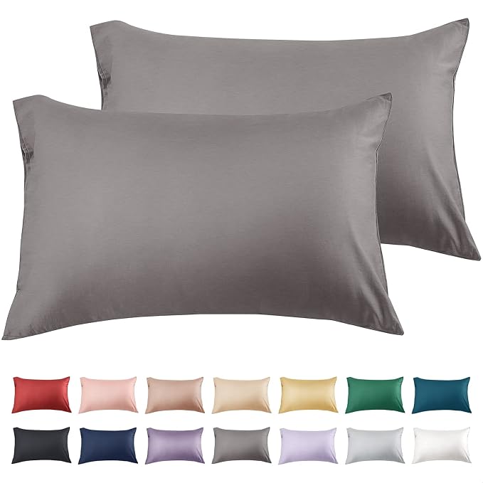Warmstar Cotton Pillow Cases King Size Set of 2, 600 Thread Count Pillowcases by Warmstar
