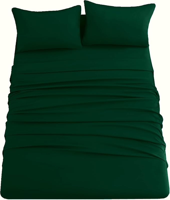Sfoothome Fitted Sheet Queen Size, Brushed Microfiber, Extra Soft and - Image 2