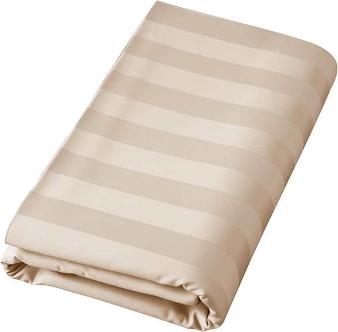 Cotton Flat Sheets Only, 600 TC 100% Cotton Flat Sheet Top Sheet Only, TwinXL by ShunjieHome