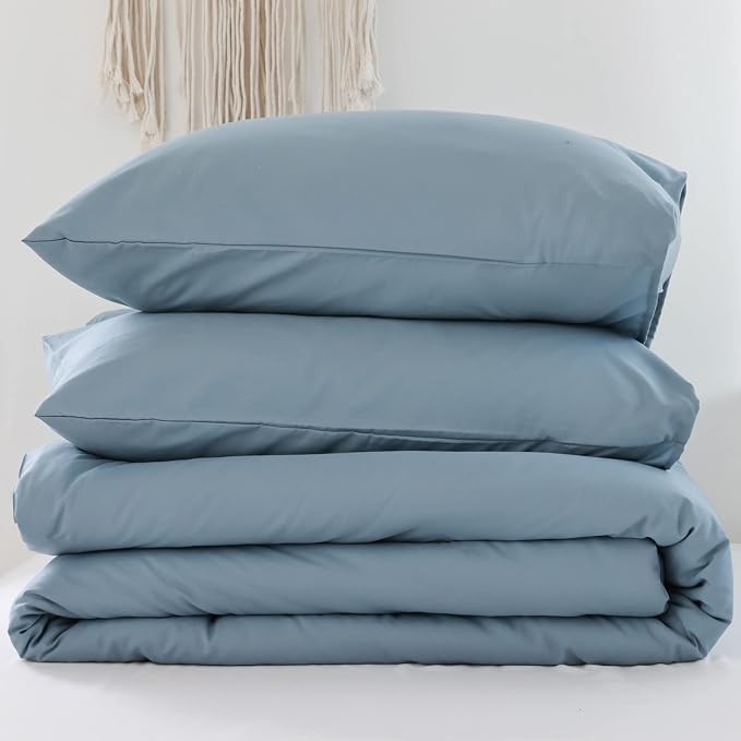 ROSGONIA Oversized Queen Comforter Dusty Blue - Image 8