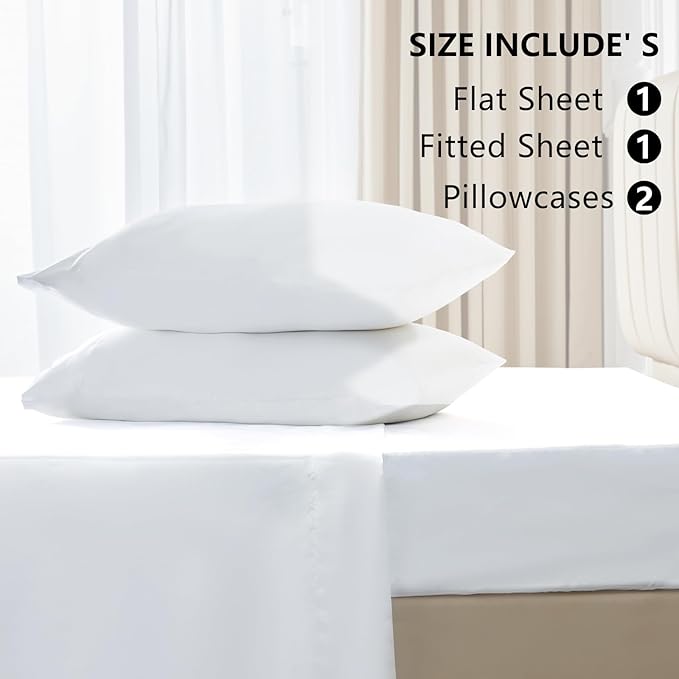 CozyLux Satin Sheets Full Size Sheets - Image 6