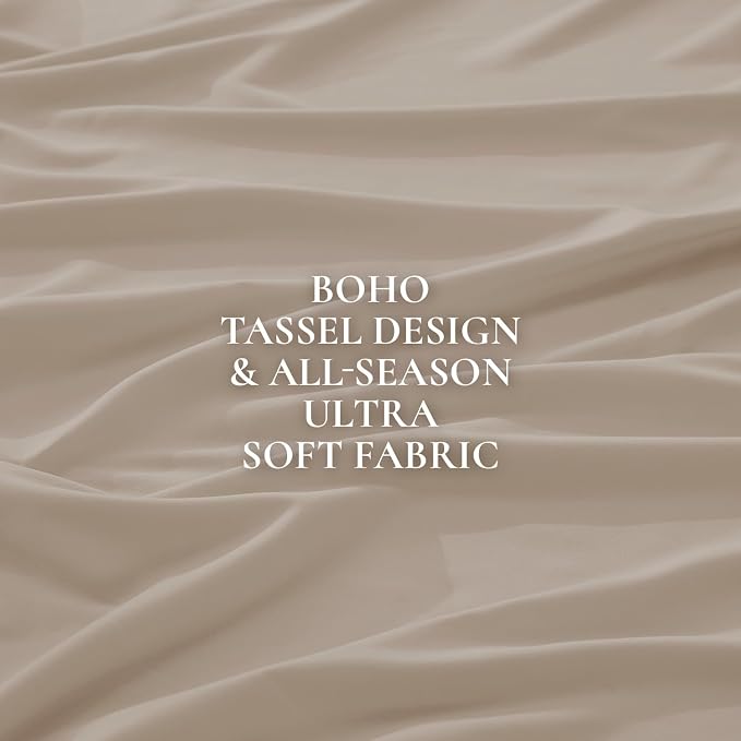 Andency California King Comforter Set Khaki - Image 7