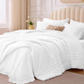 Twin Comforter Set White by Velorose