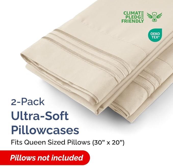 Queen Pillow Cases Set of 2 - Image 2