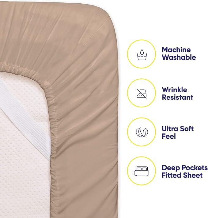 Sweet Home Collection 6 Piece 1500 Supreme Collection Brushed Microfiber Deep - Image 3