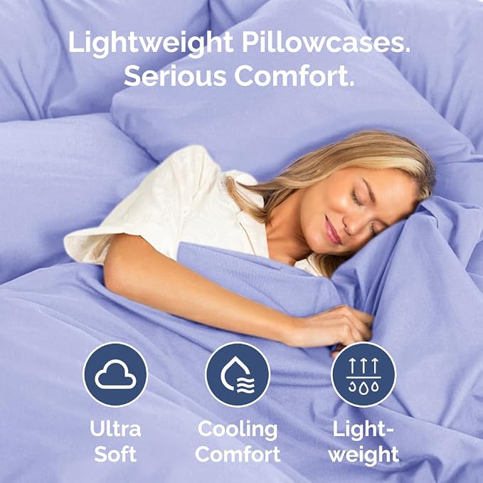 Body Pillowcases Set of 2-20x54 Long Body Pillow Case - Image 3
