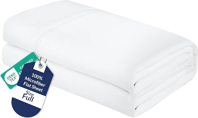 Royale Linens Full Flat Sheet by ROYALELINENS