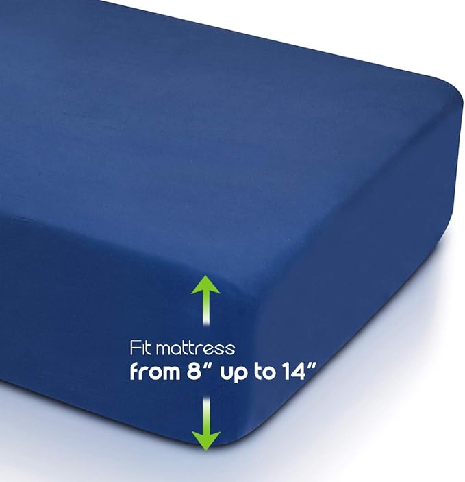 Fitted Sheet- COSMOPLUS Queen Fitted Sheet Only（No Flat Sheet or Pillow Shams） - Image 3