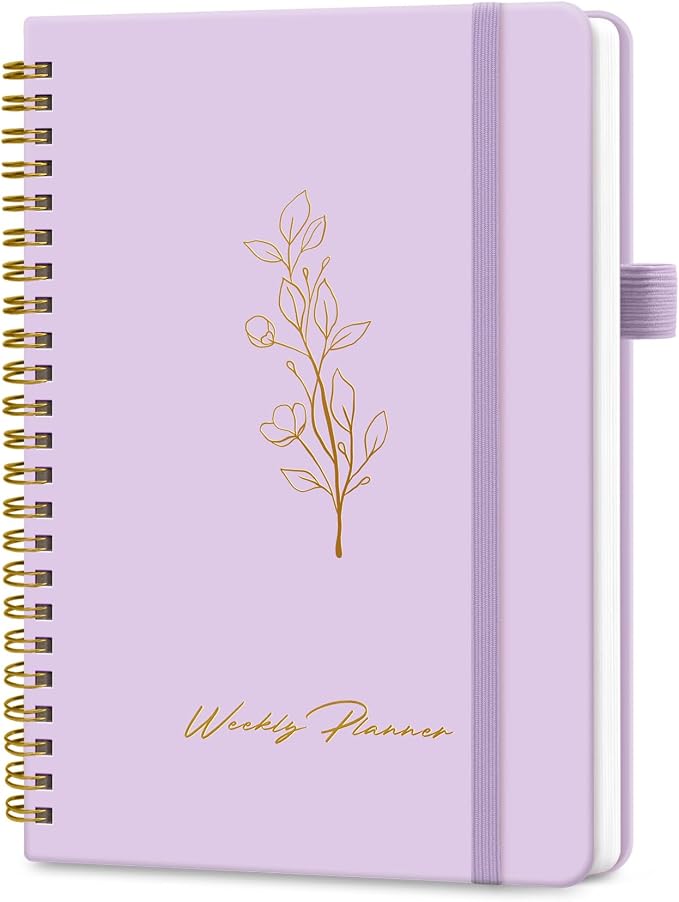 Undated Weekly Planner, Weekly To Do List Notebook by Taja