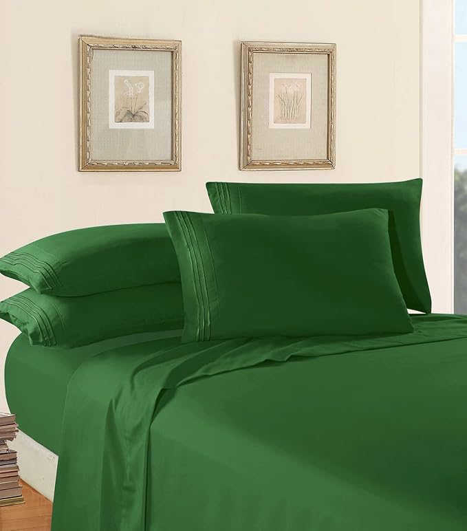 Elegant Comfort Luxury Quality Microfiber 4-Piece 1500 Premium Hotel Sheet - Image 3