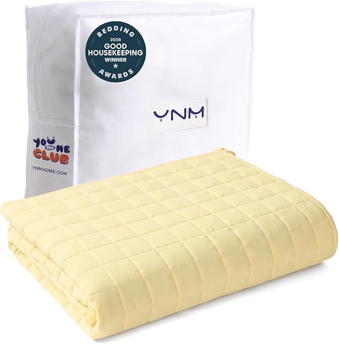 YnM 17lbs Weighted Blanket for Adults, Heavy Bed Throw Blanket by YNM