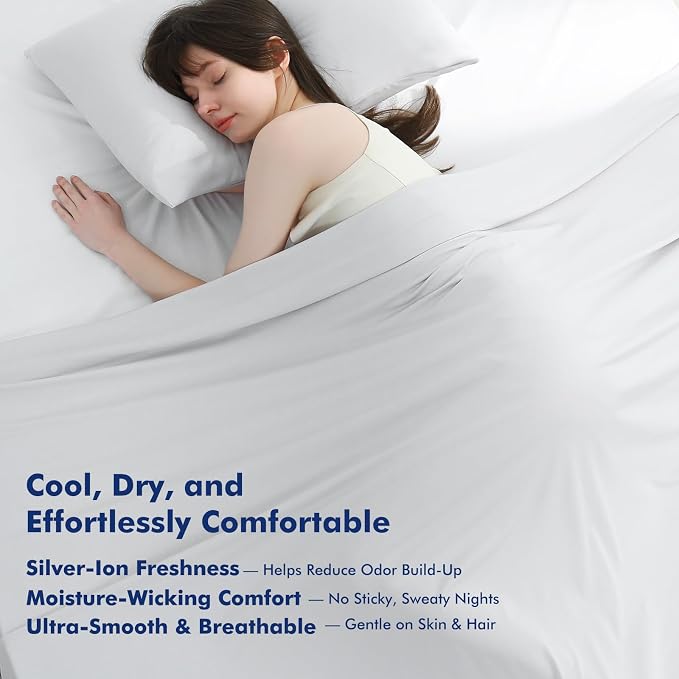 Elegear Cooling Blankets for Hot Sleeper Queen, Arc-Chill 3.0 Cool Fiber - Image 4