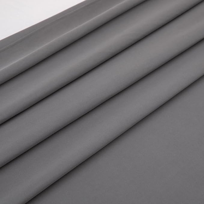 Queen Flat Sheet Only， 90x102Inch Dark Gray - Image 4