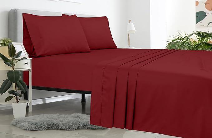 Royale Linens Twin Flat Sheet - Image 2