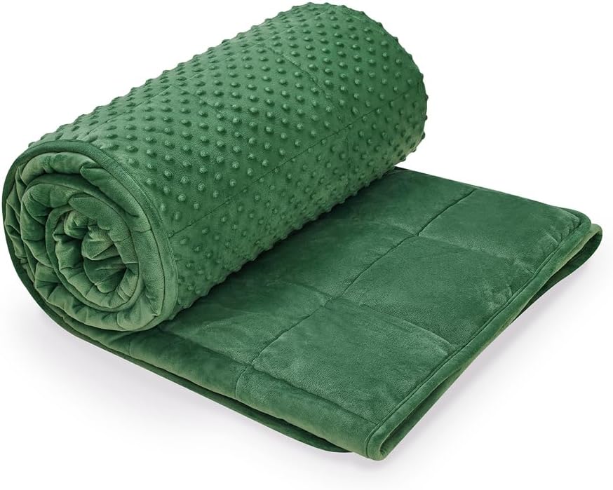 TONGDADA Minky Weighted Blanket | 40''x60'', 7lbs | Cozy and Soft Minky - Image 3