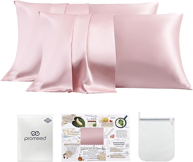PROMEED 23 Momme Silk Pillowcase 2 Pack by PromeedTextile