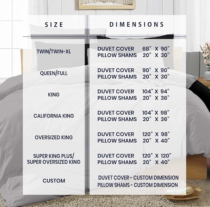 Kotton Culture Custom Duvet Cover-100% Egyptian Cotton 600 Thread Count Soft - Image 3
