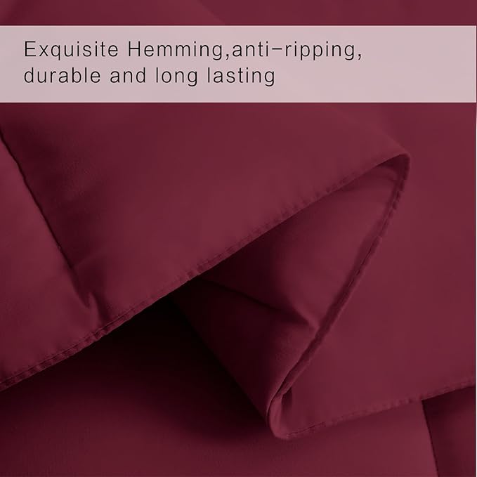 COHOME Premium King Size Comforter, All-Season Quilted Down Alternative Duvet - Image 4