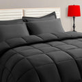 TAIMIT Dark Grey Twin Size Comforter Set by TAIMITBedingSets