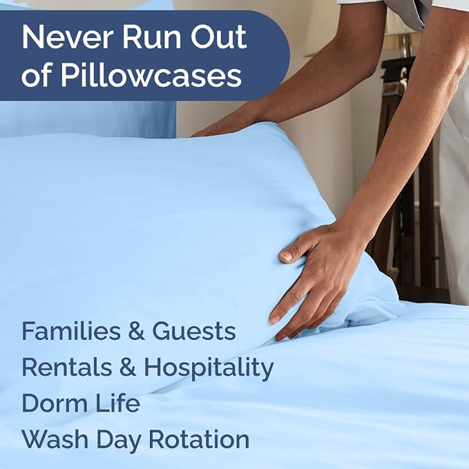 Queen Pillow Cases Set of 10 - Image 5