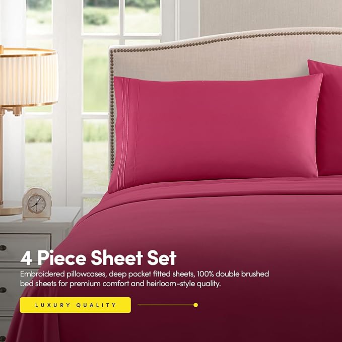 Full Size Sheet Set with Built-in Sheet Straps - Image 2