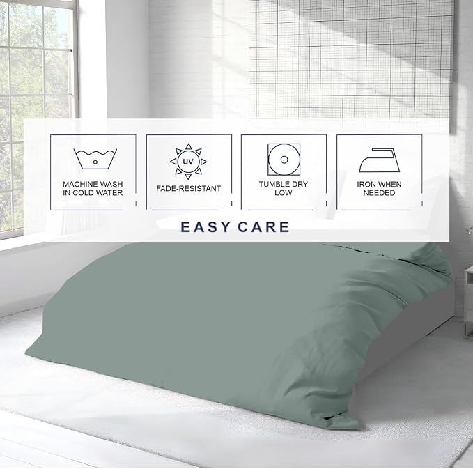 Kotton Culture 1 Pc Queen Size Duvet Cover Only -100% Egyptian Cotton 600 TC - Image 6