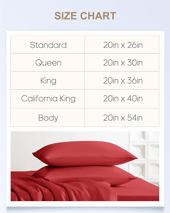 THXSILK Set of 2 100% Pure Mulberry Silk Pillowcases - Image 9