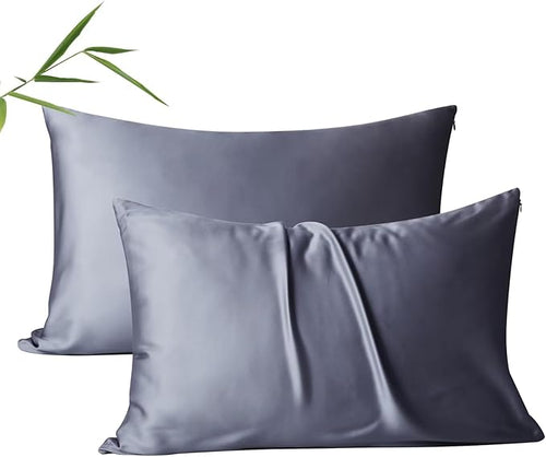 4 Pack Cooling Pillow Cases, Viscose Derived from Bamboo Pillow Protectors by ShunjieHome